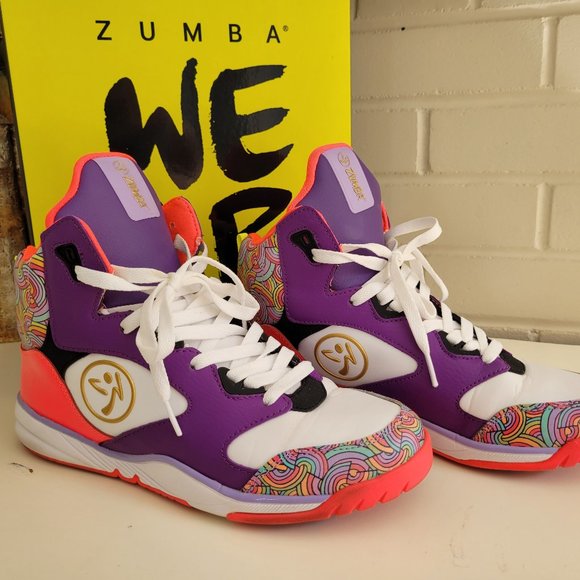Zumba Fitness Shoes - Zumba Energy Boom Lavender Shoes US 9.5